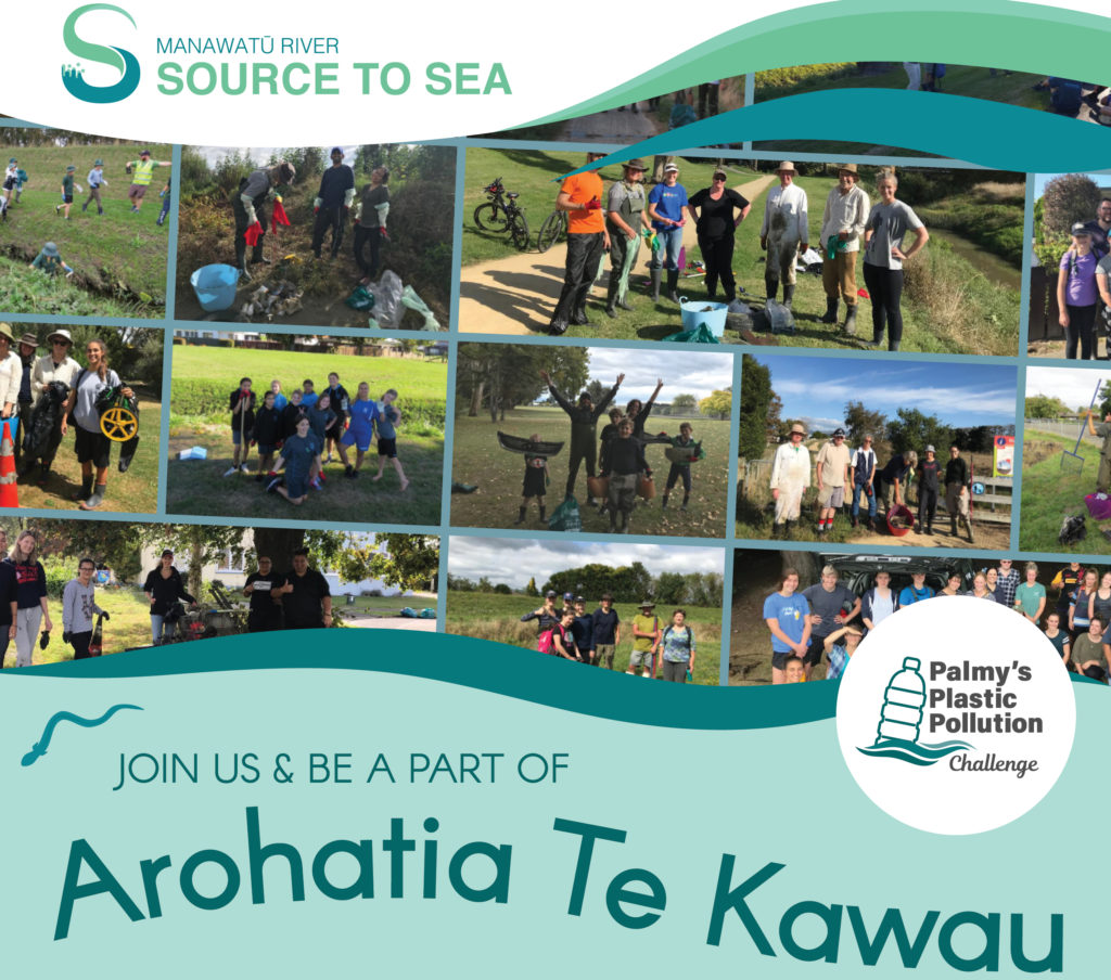 ‘Arohatia Te Kawau’ this spring and join Palmy’s Plastic Pollution Challenge