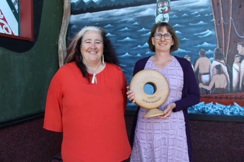 Co-chairs Danielle Harris and Rachel Keedwell with the Cawthron New Zealand River Award